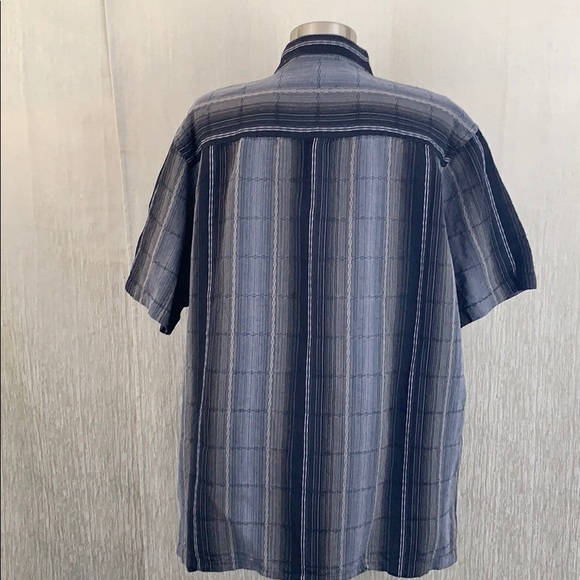 ALFANI BLACK AND GRAY MEN’S SHIRT SIZE XL - Picture 4 of 7